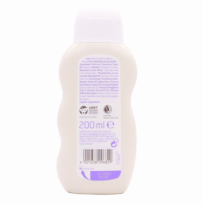 Weleda Baby Leche Corporal Malva Blanca Bebé 200 ml Farmacia Cirici