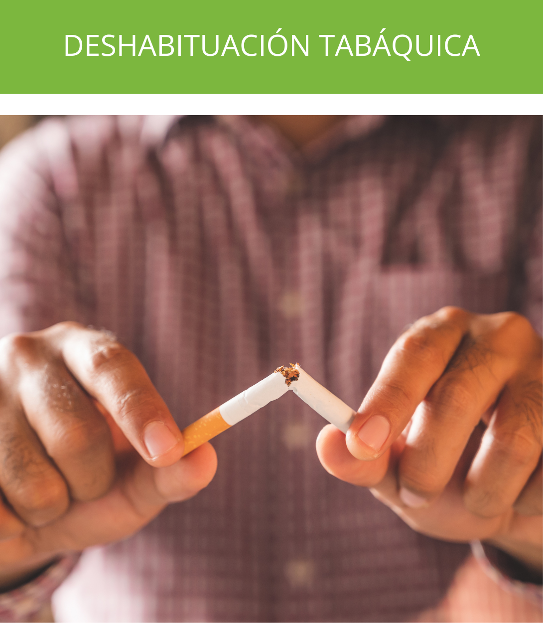 Deshabituación Tabáquica.