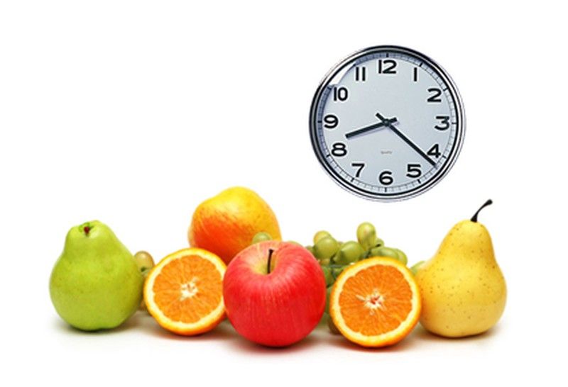 La fruta después de las comidas fermenta