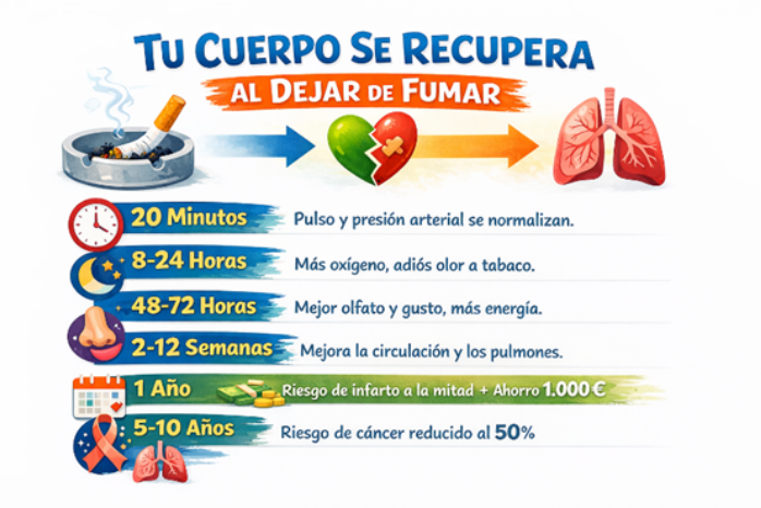 Beneficios de dejar de fumar