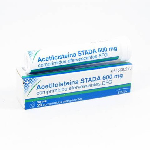 Acetilcisteina Stada Efg 600 Mg 20 Comprimidos Efervescente