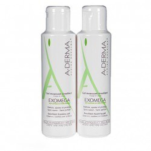 Aderma Exomega Gel Limpiador 500 Ml Pack Duo