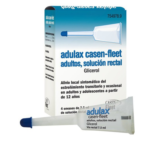 Adulax 6.14 Ml Solucion Rectal 4 Enemas 7.5 Ml