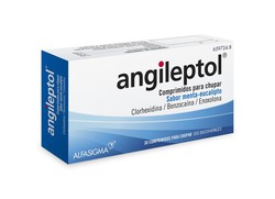 Angileptol 30 Comprimidos Para Chupar Menta-Euca