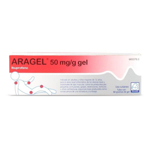 Aragel 50 Mg/G Gel Topico 60 G