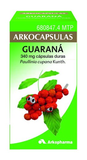 Arkocapsulas Guarana 340 Mg 50 Capsulas
