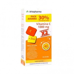 Arkovital Vitamina C 1000mg+Zinc Pack 2unidades