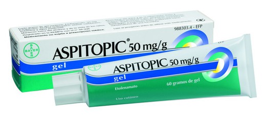 Aspitopic 50 Mg/G Gel Topico 60 G