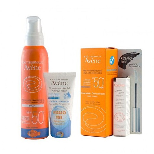 Avene spray spf50 + Avene crema coloreada spf50