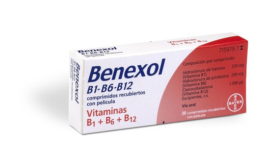 Benexol B1 B6 B12 30 Comprimidos