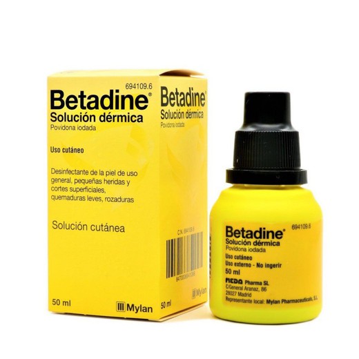 Betadine 10% Solucion Topica 1 Frasco 50 Ml