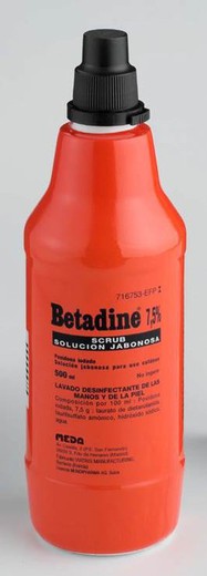 Betadine Scrub 7.5% Solucion Topica Jabonosa 500
