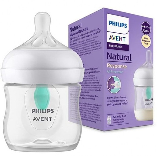 Biberon Anti-Colic Philips Avent Natural Response Air Free +0 Meses 1 Unidad 125ml