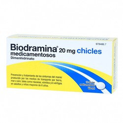 Biodramina 20 Mg 12 Chicles