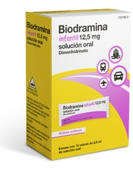 Biodramina Infantil 24 Mg Solucion Oral 5 Monodosis