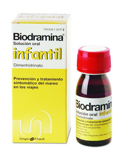 Biodramina Infantil 4 Mg/Ml Solucion Oral 60 Ml
