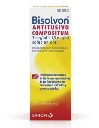 Bisolvon Antitusivo Compositum 3/1.5 Mg/Ml 200ml