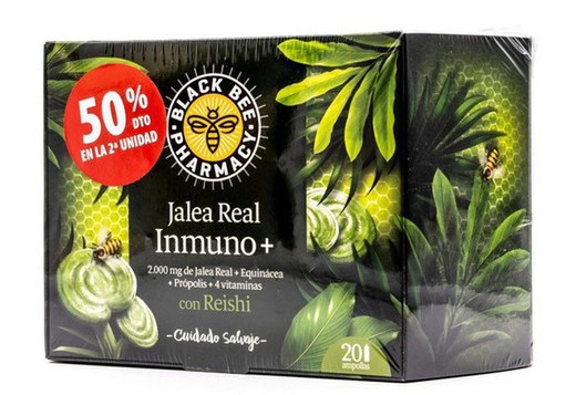 Black Bee Jalea Inmuno+ 2x20 Viales Duplo
