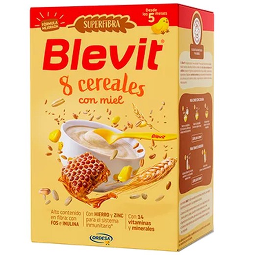 Blevit Superfibra 8 Cereales Miel 500gr