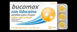 Bucomax Lidocaina 24 Pastillas Para Chupar Limon