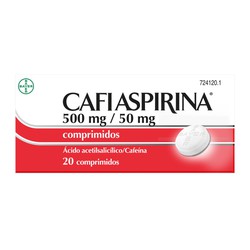 Cafiaspirina 500/50 Mg 20 Comprimidos