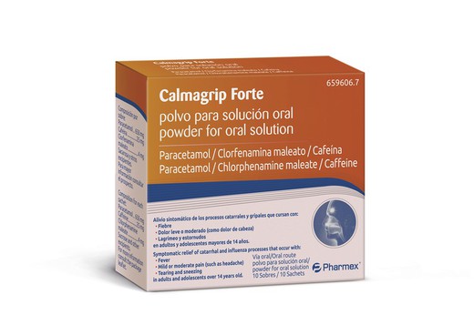 Calmagrip Forte 10 Sobres Polvo Solucion Oral