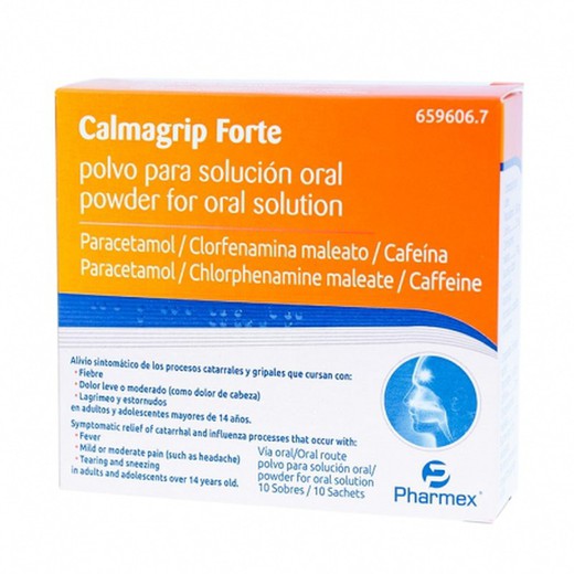 Calmagrip Forte 10 Sobres Polvo Solucion Oral