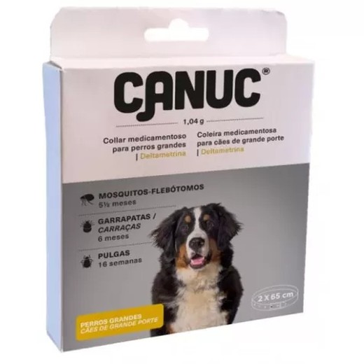 Canuc Collar Medicamento Perros Grandes 2U