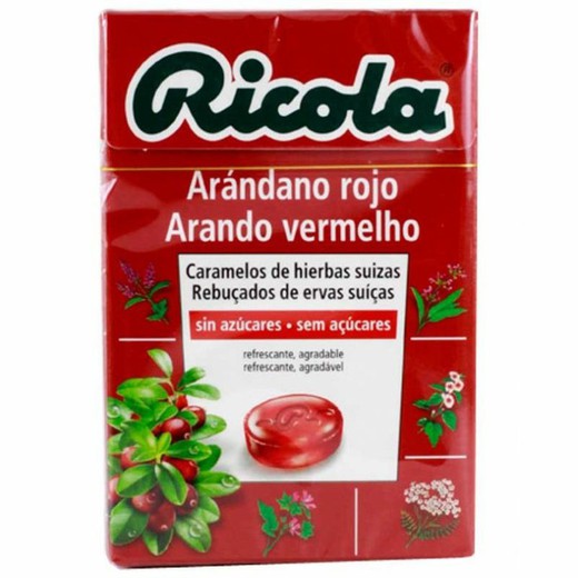 Caramelos Ricola Arandano S/A 50 G
