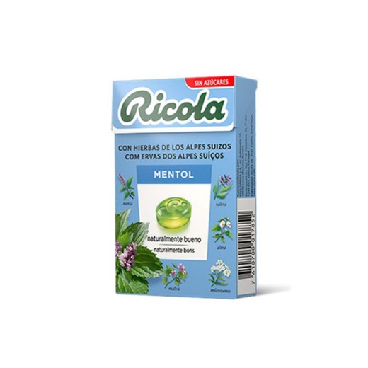 Caramelos Ricola Mentol S/A 50 G