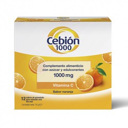 Cebión 1000 mg Vitamina C 12 sobres