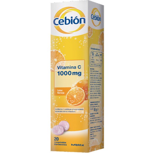 Cebión Vitamina C 20 Comprimidos Efervescentes