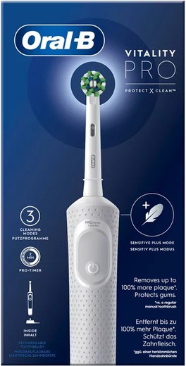 Cepillo Eléctrico Oral-B Vitality Pro Blanco