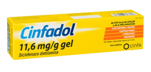 Cinfadol 10 Mg/G Gel Topico 100 G