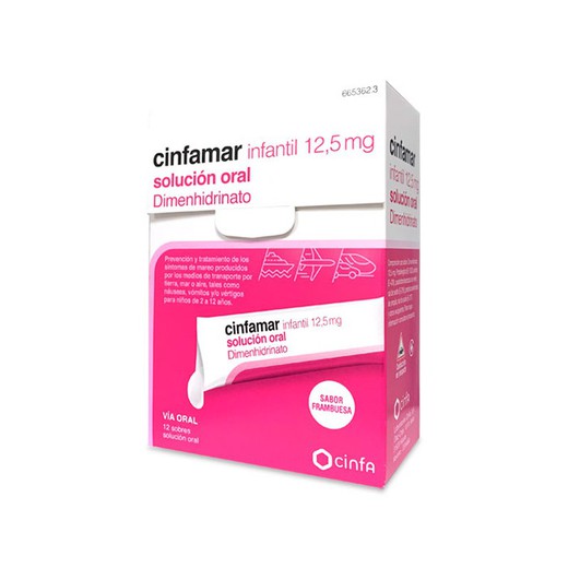 Cinfamar Infantil 12.5 Mg Solucion Oral 12 Unidosis