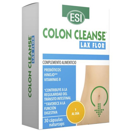 Colon Cleanse Lax Flor 30 Capsulas