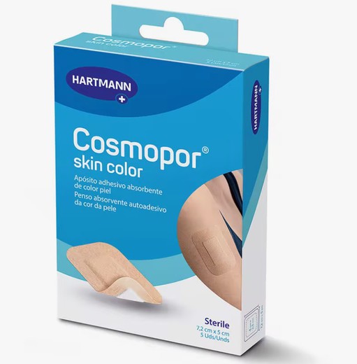 Cosmopor Steril Color Piel 7.2cmx5cm 5 Unidades