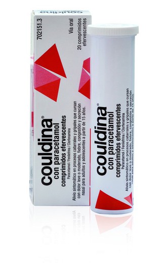 Couldina Con Paracetamol 20 Comprimidos Efervesc