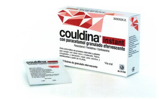 Couldina Instant Con Paracetamol 650/4/10 Mg 20