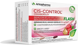 Cis-Control Cranberola Flash 10 cápsulas claras + 10 cápsulas oscuras