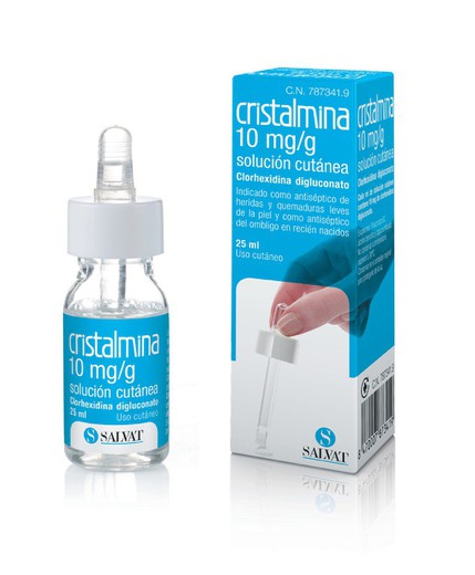 Cristalmina 10 Mg/Ml Solucion Topica 1 Frasco 25