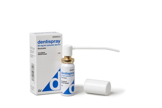 Dentispray 50 Mg/Ml Aerosol Bucal Solucion 5 Ml