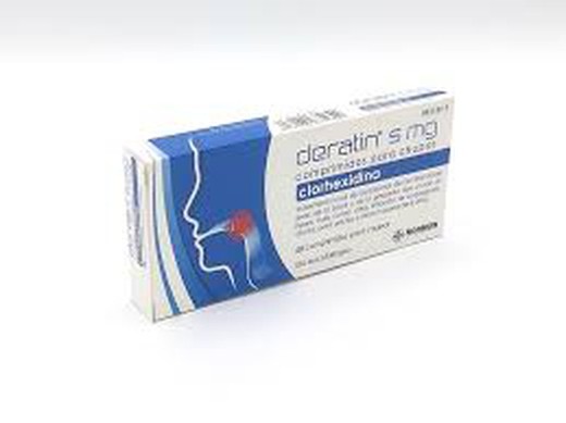 Deratin 5 Mg 20 Comprimidos Para Chupar