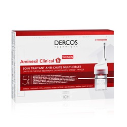 Dercos Aminexil Clinical 5 Mujer 21 Monodosis