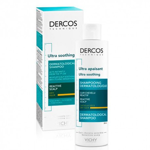 Dercos Champú Uso Frecuente Ultra Calmante Cabello Seco 200 ml