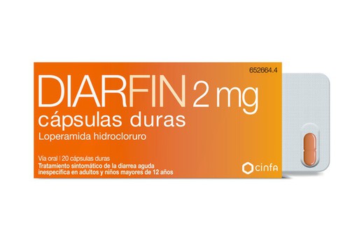 Diarfin 2 Mg 20 Capsulas