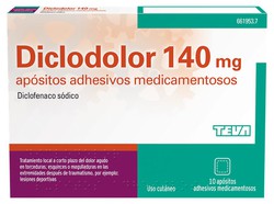 Diclodolor 140 Mg 10 Apositos Adhesivos