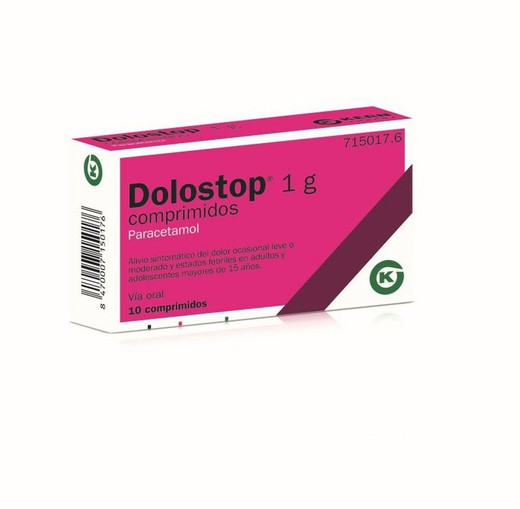 Dolostop 1 G 10 Comprimidos