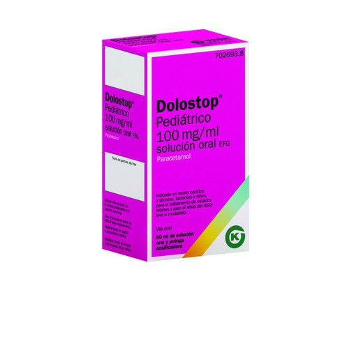 Dolostop Pediatrico 100 Mg/Ml Solucion Oral 60 M