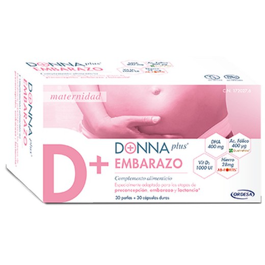 Donna Plus Embarazo 30 Perlas